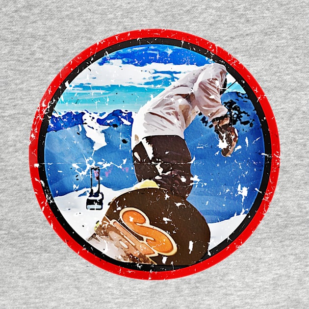 ski mountains snowboarding vintage skiing 80's by Captain-Jackson